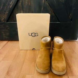 UGG Women’s Size 5 Classic Femme Mini Wedge Boot